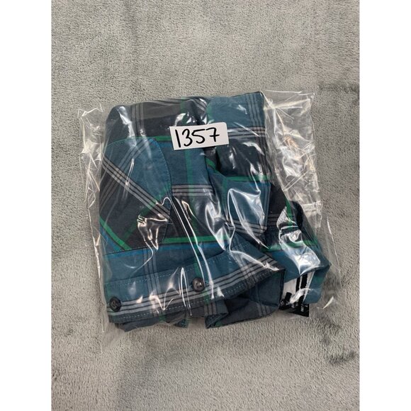 Shaun White Boys medium 8-10 Plaid Shirt Blue/Green snowboarder skateboarder - Picture 10 of 10